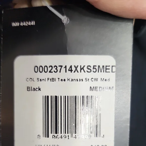 Nike Dark Gray Football Graphic Men's Tee K STATE FOOTBALL - Picture 7 of 7